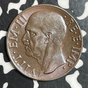 1938-R Italy 10 Centesimi Lot#T2702 High Grade! Beautiful!