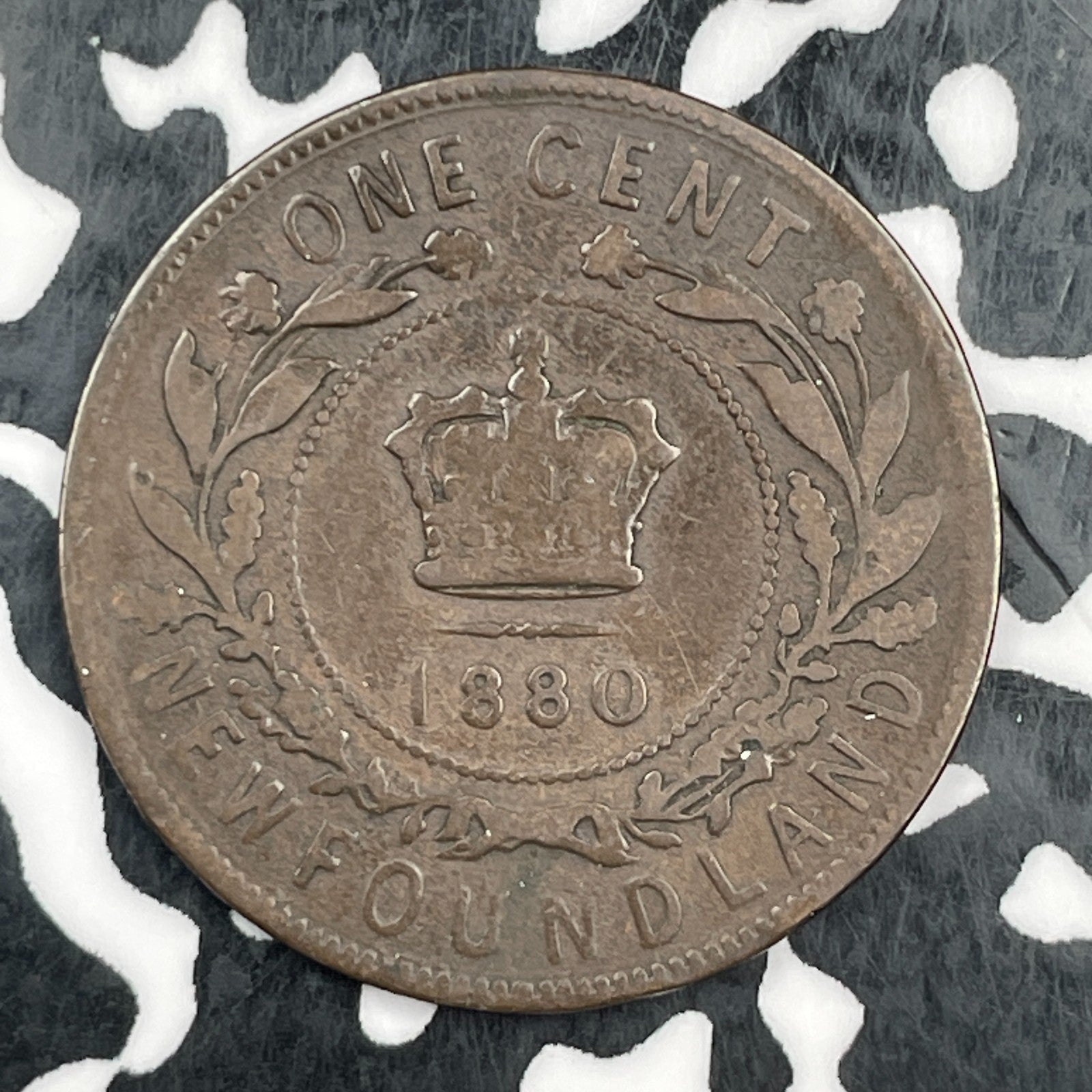 1880-H Newfoundland Large Cent Lot#F9660