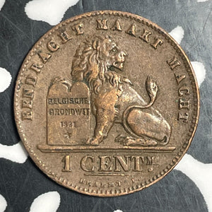 1894 Belgium 1 Centime Lot#T2777
