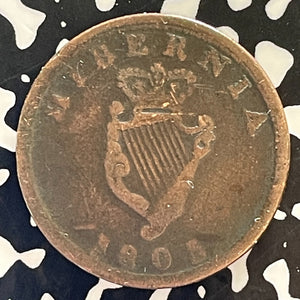 1805 Lower Canada Wellington 1/2 Penny Token Lot#T3082
