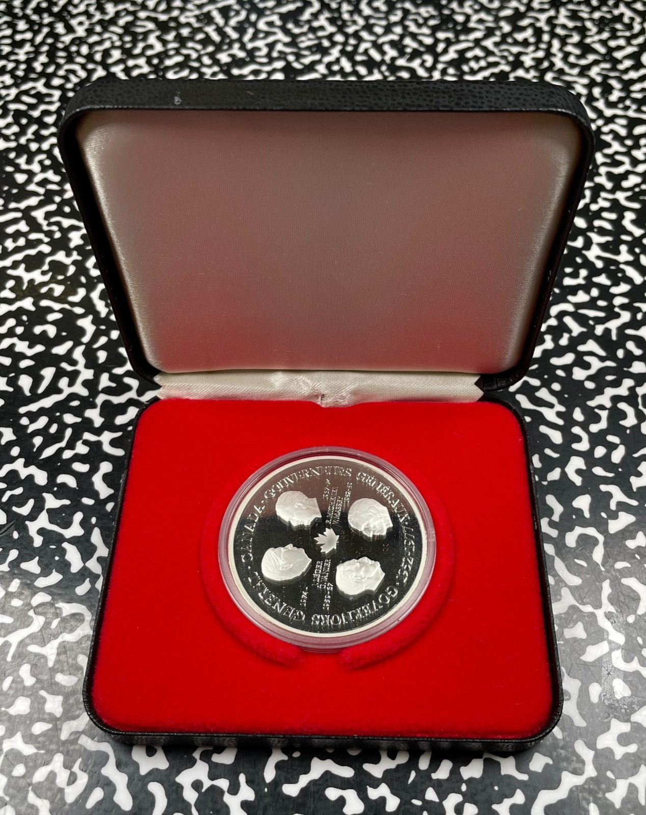 1977 Canada 4 Governor's Medal Proof Set Lot#B3584 Silver! With Case & COA