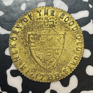 1788 Great Britain Guinea Gaming Token Lot#T2523