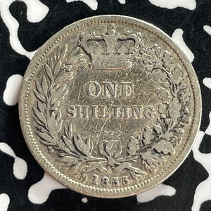 1855 Great Britain 1 Shilling Lot#T7323 Silver!