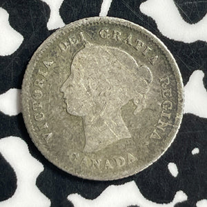 1874-H Canada 5 Cents Lot#T6944 Silver!