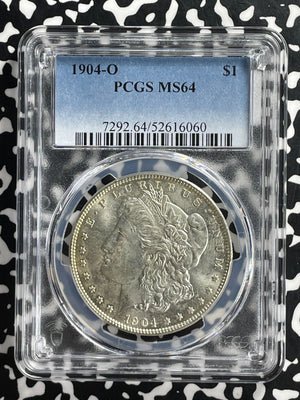 1904-O U.S. $1 Morgan Dollar PCGS MS64 Lot#G354 Silver! Choice UNC!