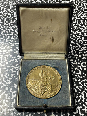 1974 Germany Hannover Poultry Award Medal Lot#B1662 50mm, With Original Box