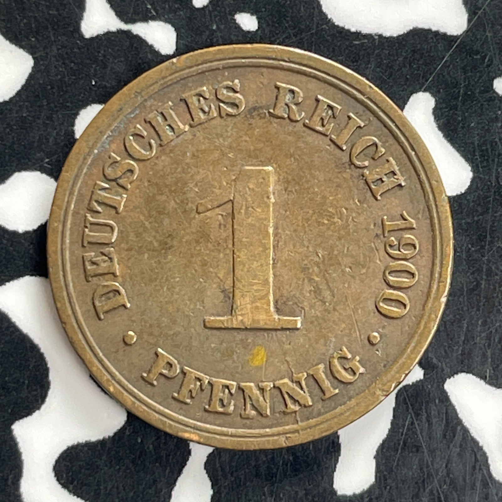 1900-D Germany 1 Pfennig Lot#C4001