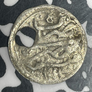 AH 1143 (1730) Egypt 1 Para Lot#T6085 Silver! Holed