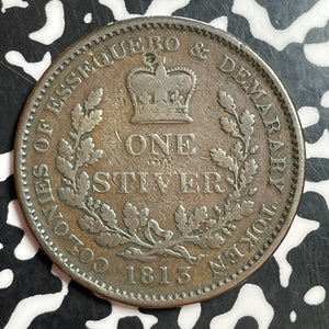 1835 Essequibo & Demerary 1 Stiver Lot#T2369