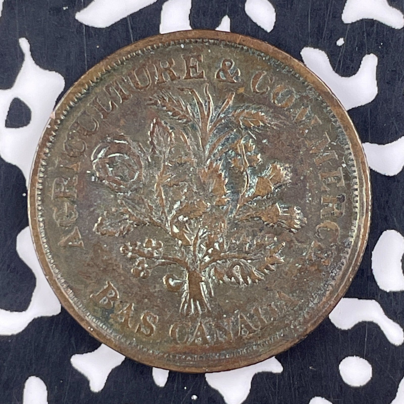 (1838) Lower Canada Montreal 1/2 Penny Half Penny Token Lot#F4948