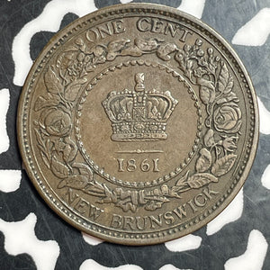 1861 New Brunswick Large Cent Lot#T2331 Nice!