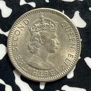 1961 Malaya & British Borneo 10 Cents Lot#C0464 High Grade! Beautiful!