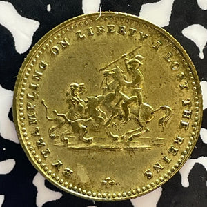 1831 Great Britain William IV Coronation Medalet Lot#T3046 23mm