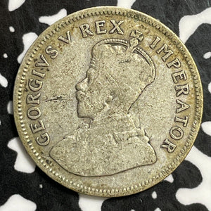 1927 South Africa 1 Shilling Lot#E5992 Silver!