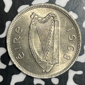 1968 Ireland 1 Shilling Lot#T2905 High Grade! Beautiful!
