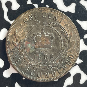1888 Newfoundland Large Cent Lot#T7961 Nice! Key Date!