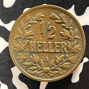 1905-A German East Africa 1/2 Heller Half Heller Lot#T5149