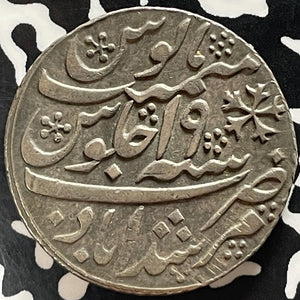 (1793-1818) India Bengal Presidency 1 Rupee Lot#JM9315 Silver! Nice! KM#99