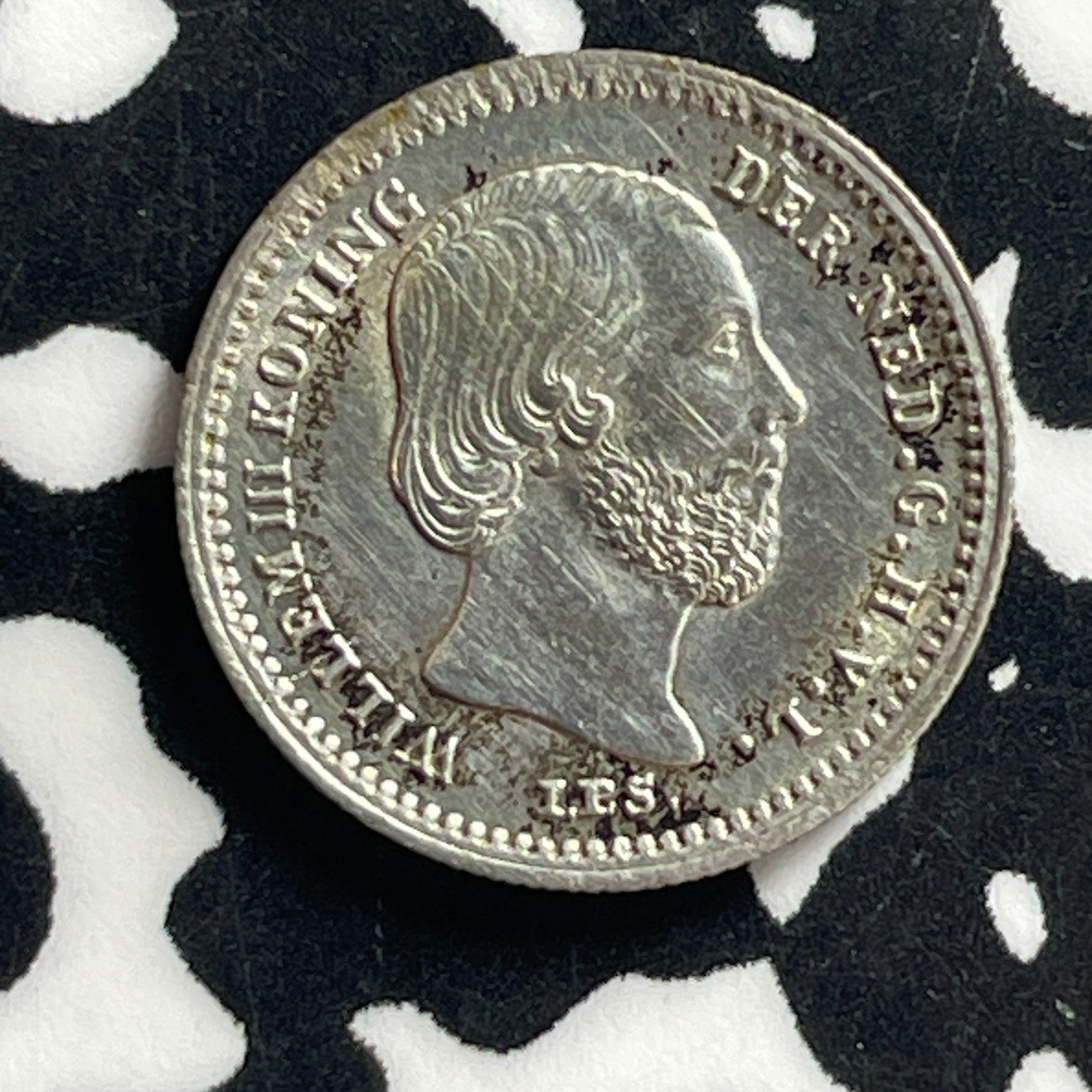 1879 Netherlands 5 Cents Lot#JM0034 Silver! High Grade! Beautiful!