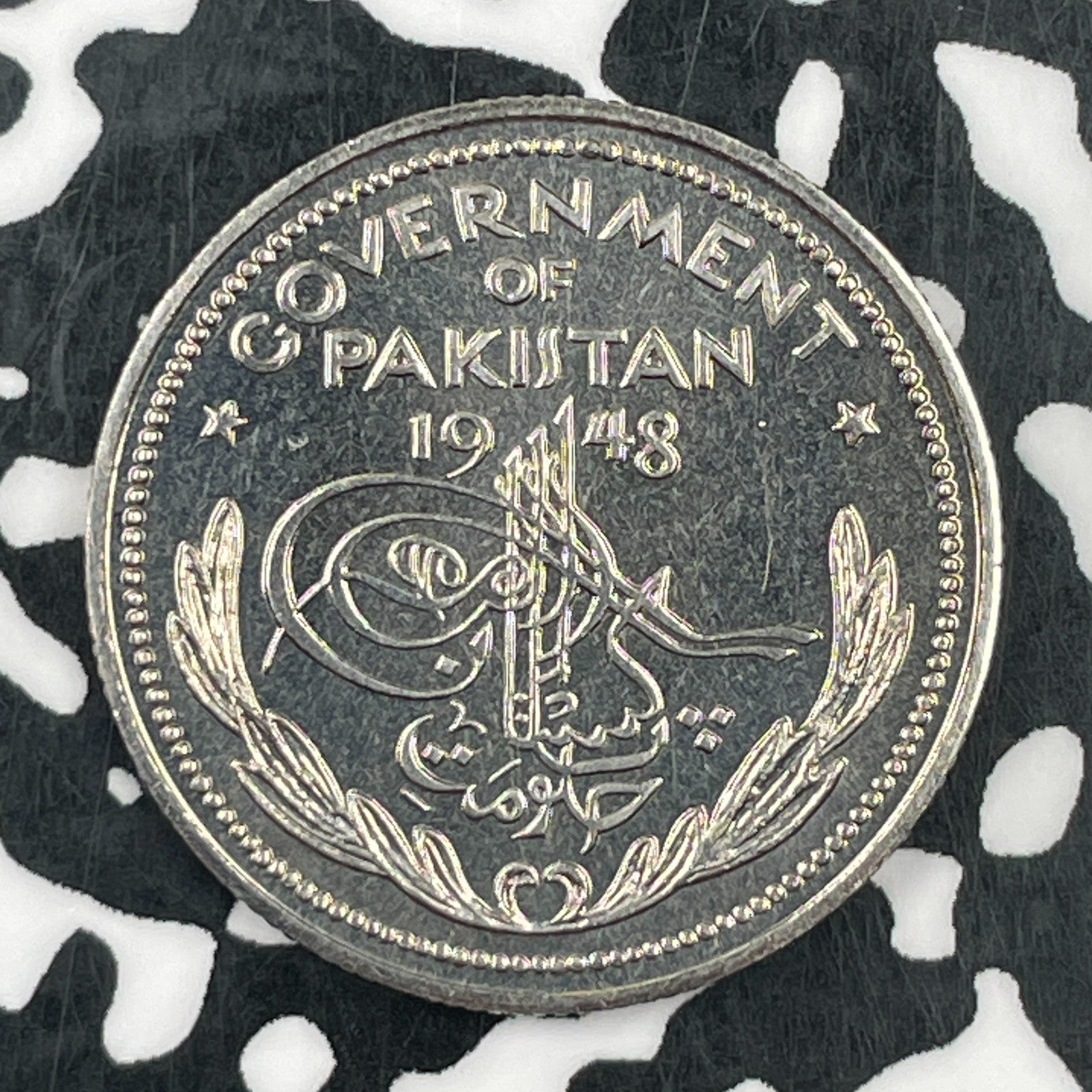 1948 Pakistan 1/2 Rupee Half Rupee Lot#F7428 Proof!