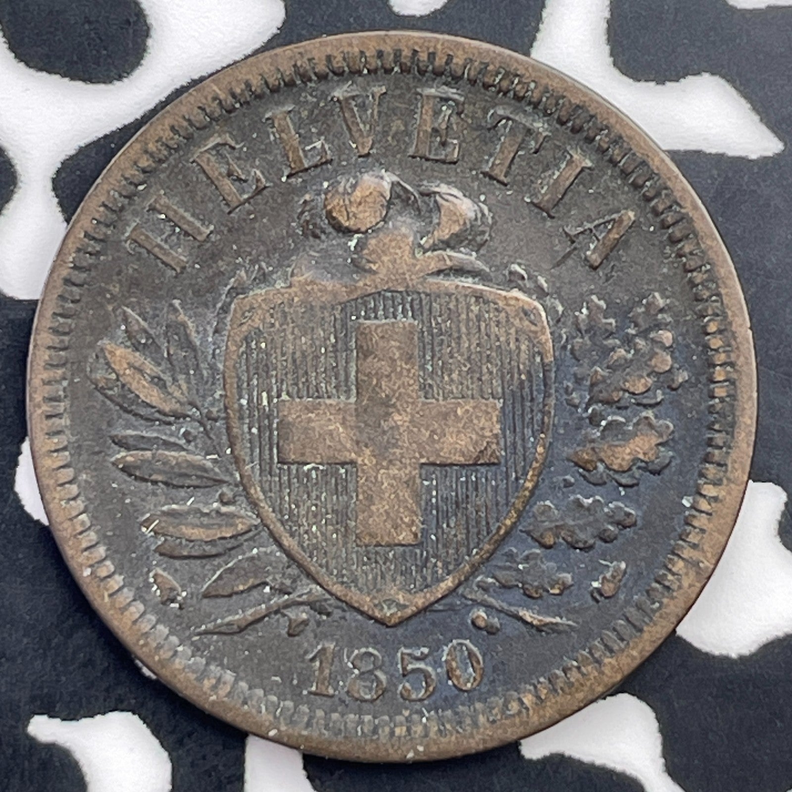 1850-A Switzerland 2 Rappen Lot#C2811