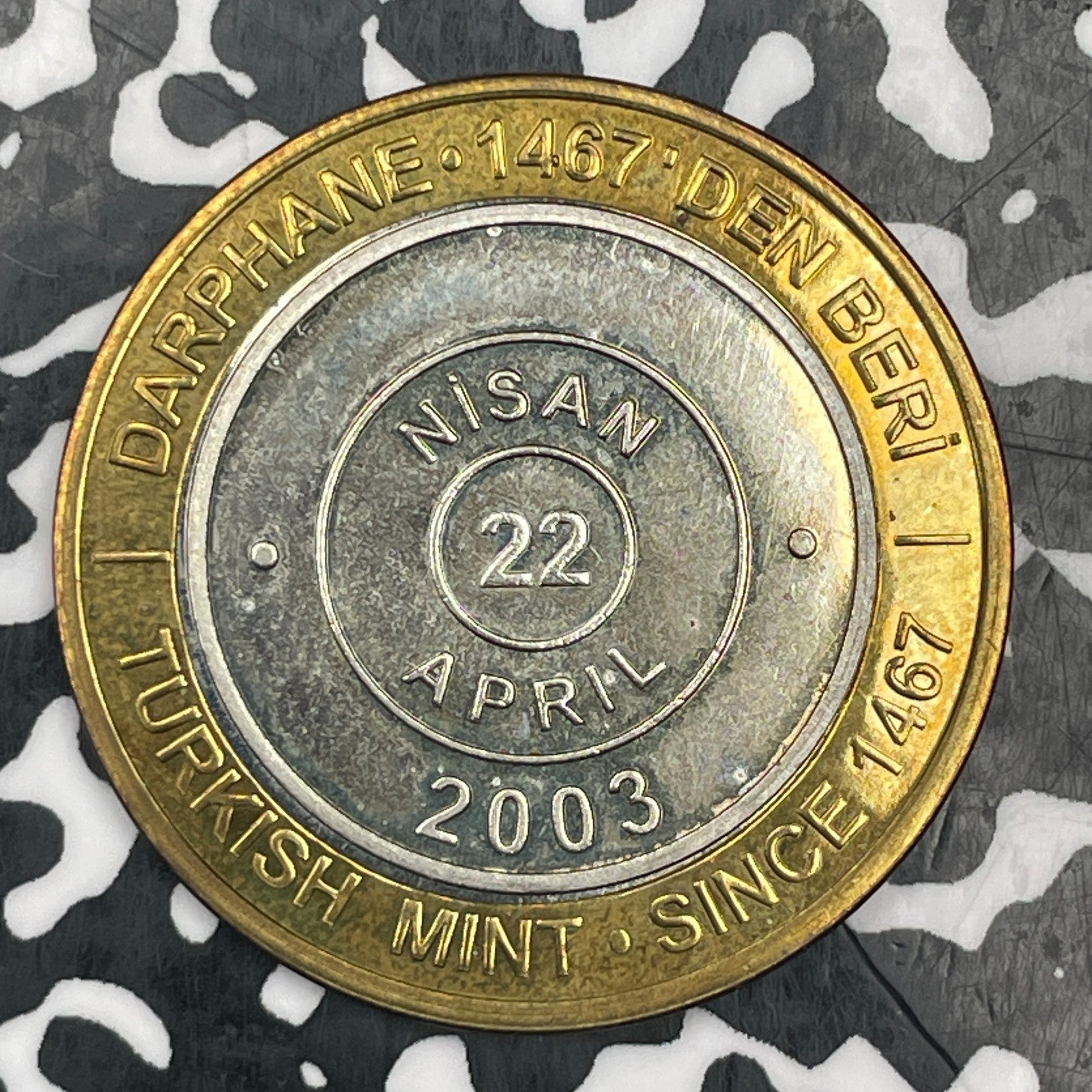 2003 Turkey 1 Million Lira Lot#N0422 High Grade! Beautiful!