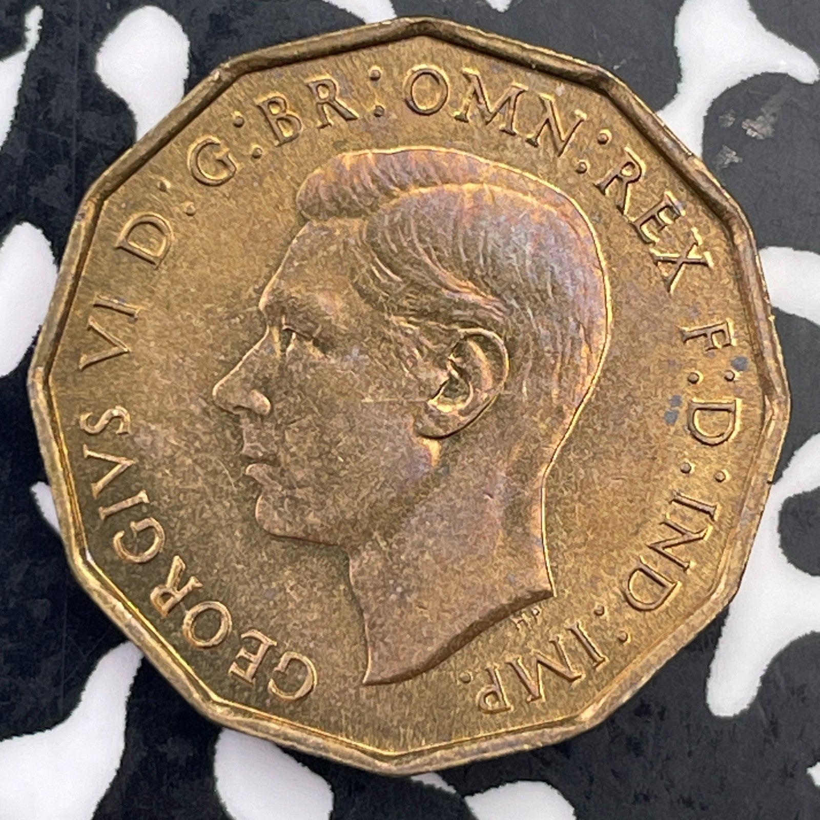 1937 Great Britain 3 Pence Threepence Lot#F3291 High Grade! Beautiful!