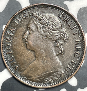 1885 Great Britain Farthing Lot#T9289
