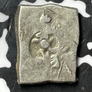 (322-185 BC) Ancient India Mauryan Empire 1 Karshapana Lot#D7572 Silver!
