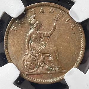 1849 Ionian Islands 1 Lepton NGC AU58BN Lot#G8722