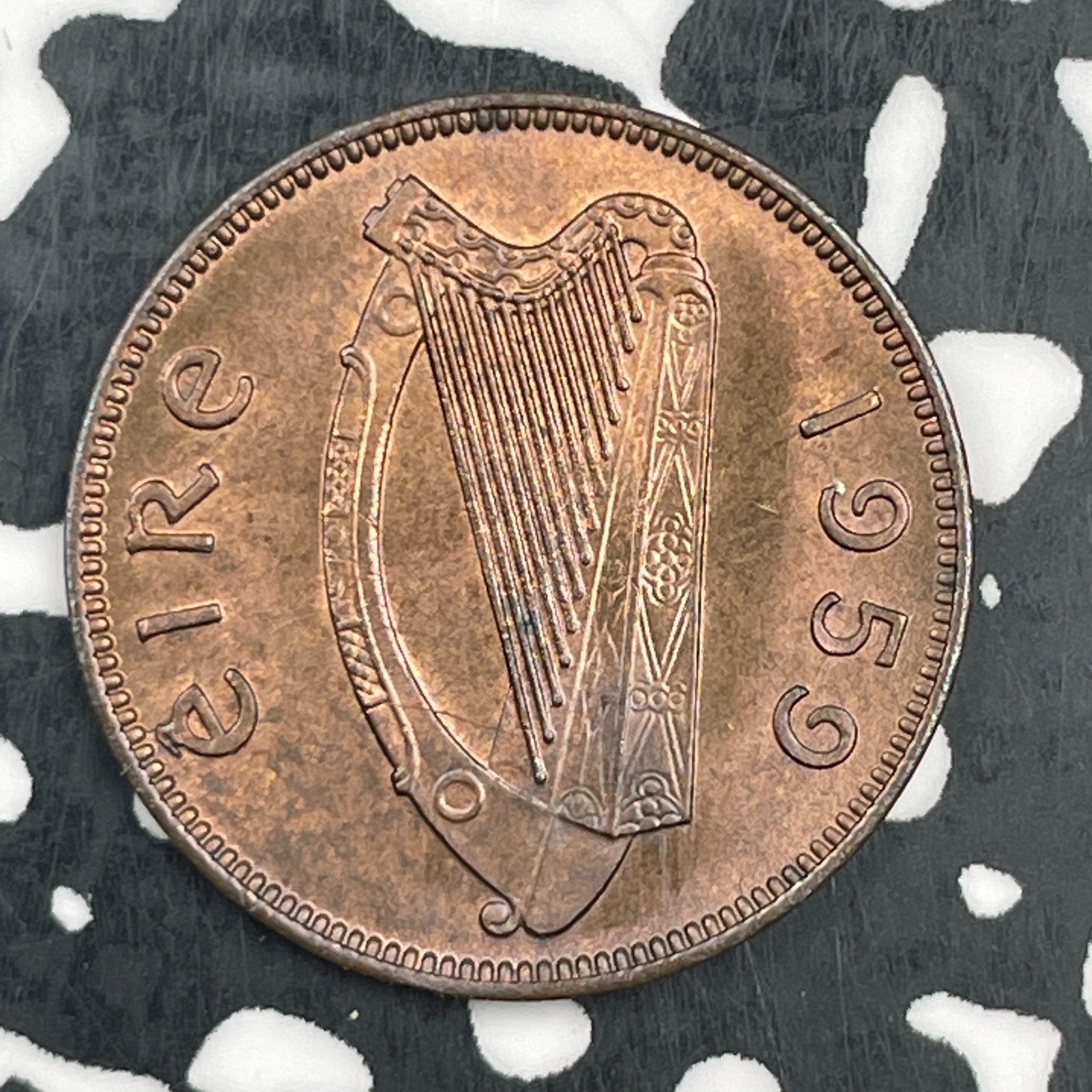 1959 Ireland Farthing Lot#F8928 High Grade! Beautiful!