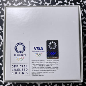 2020 Japan Tokyo Olympics Table Tennis 1000 Yen Proof Set Lot#B2371 Silver!