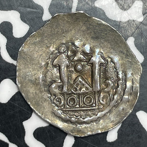 (12th Century) Italy Aquileia Frisacensi AR Denaro Lot#JM9468 Silver! Biaggi-133