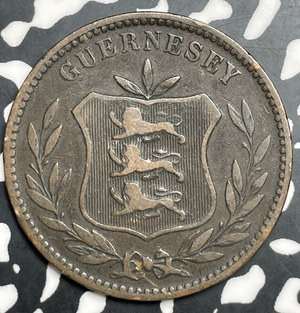 1889-H Guernsey 8 Doubles Lot#T9896