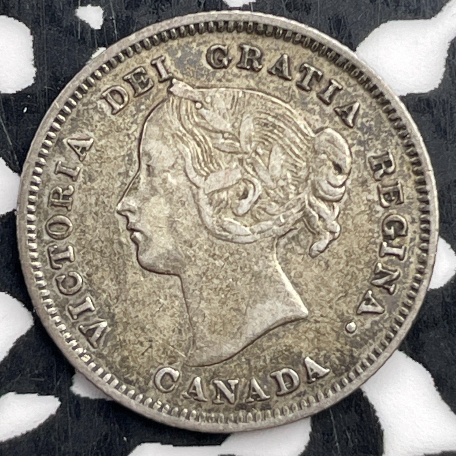 1901 Canada 5 Cents Lot#F2837 Silver!