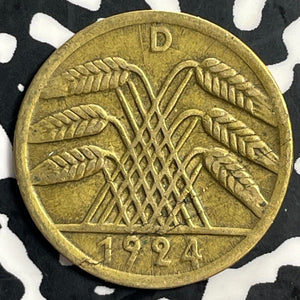 1924-D Germany 50 Pfennig Lot#T0183 KM#32