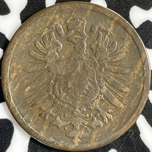 1876-G Germany 2 Pfennig Lot#D8231