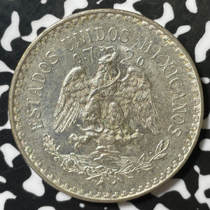 1943 Mexico 1 Peso Lot#E5028 Silver! High Grade! Beautiful!