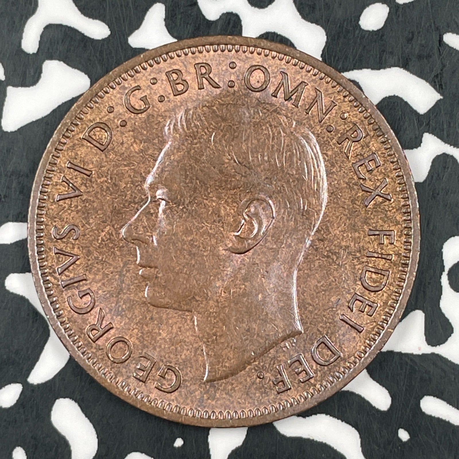 1949 Great Britain 1 Penny Lot#F5076 High Grade! Beautiful!