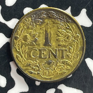 1943-P Suriname 1 Cent Lot#T7609 High Grade! Beautiful!