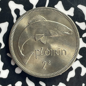 1964 Ireland 1 Florin Lot#T8880 High Grade! Beautiful!