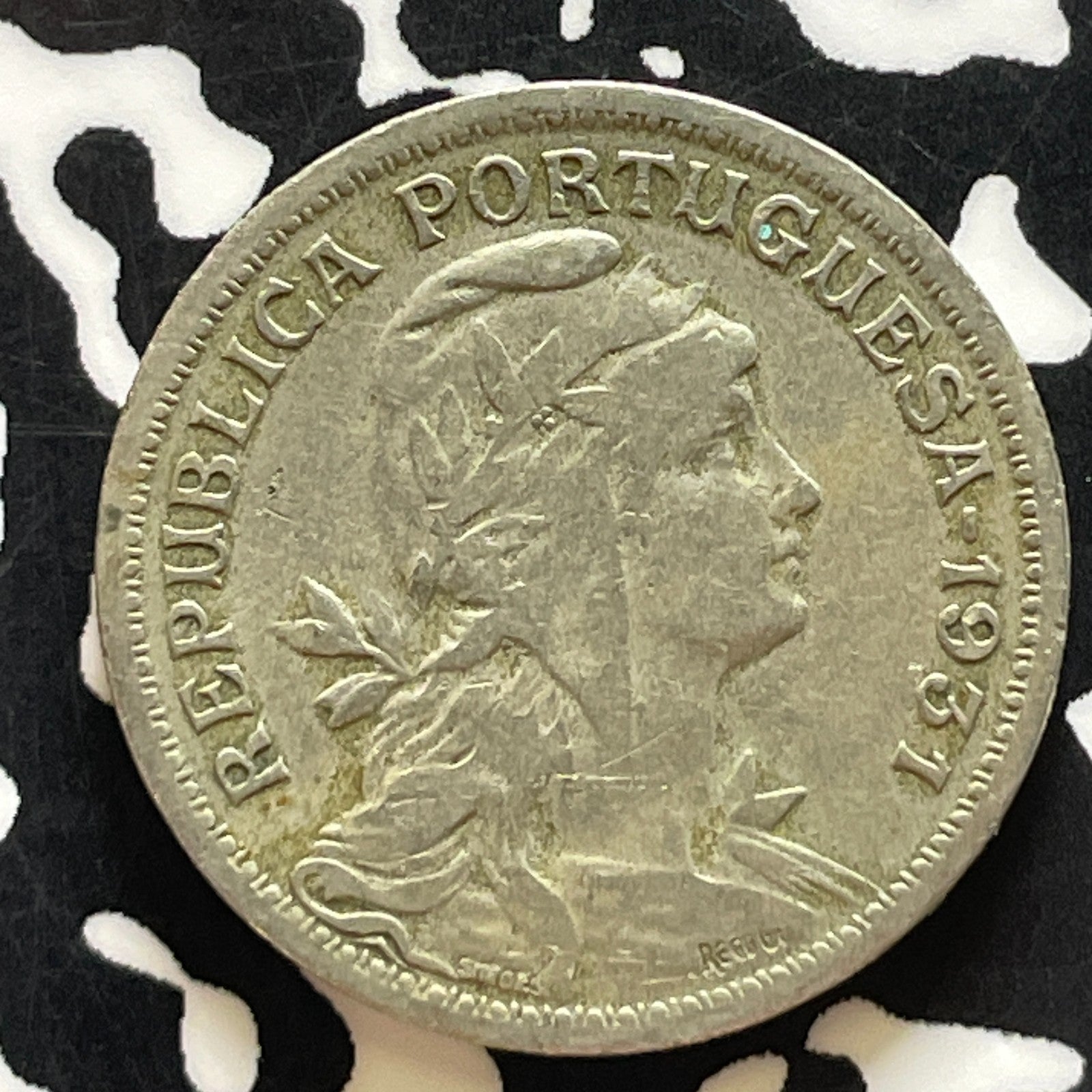 1931 Portugal 50 Centavos Lot#T5116
