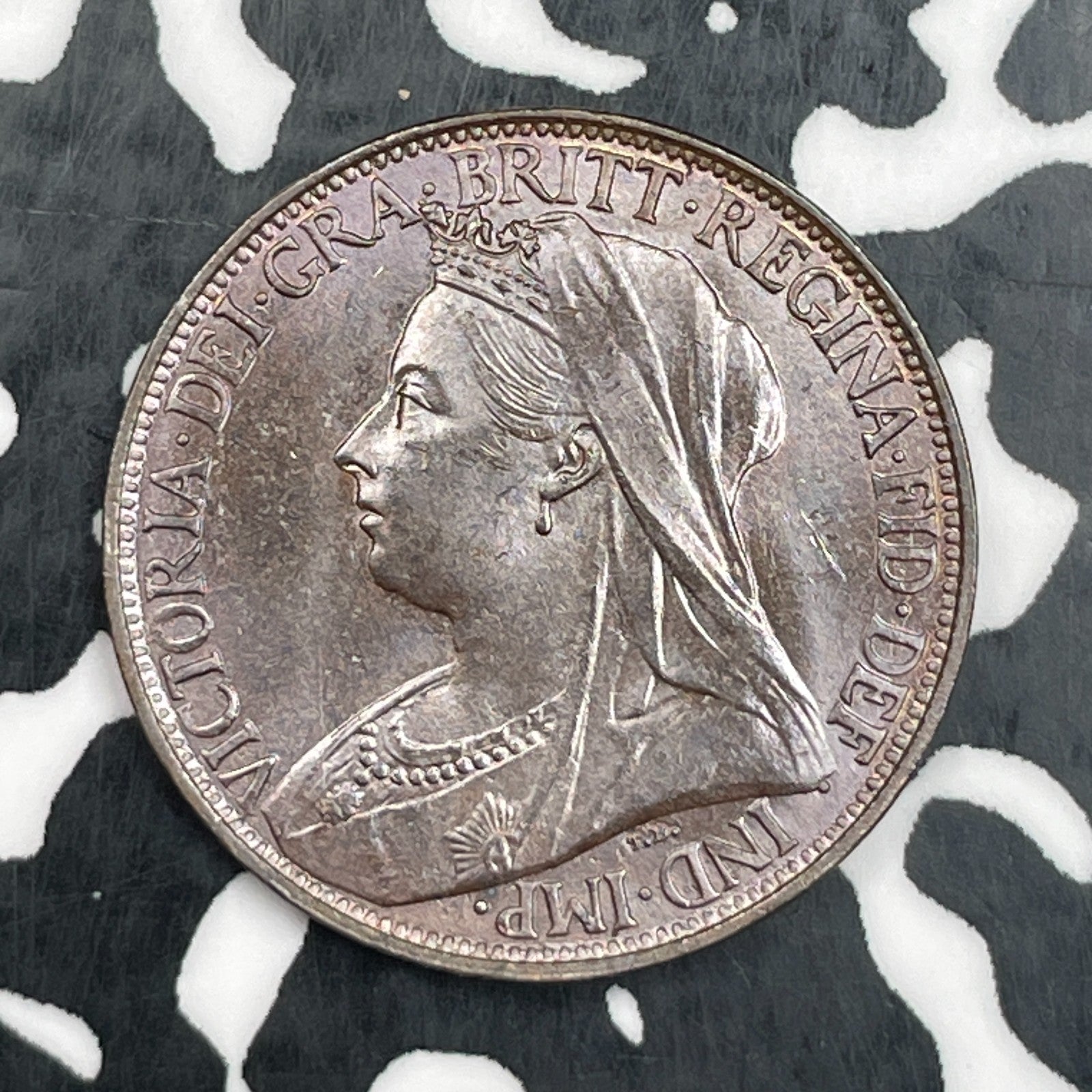 1897 Great Britain 1 Farthing Lot#N2454 High Grade! Beautiful!