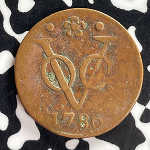1780 Netherlands East Indies Holland 1 Duit Lot#T7431