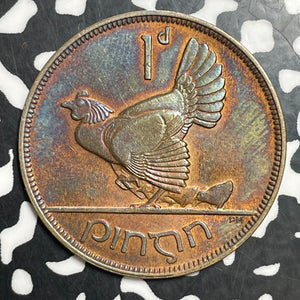 1937 Ireland 1 Penny Lot#T2983 High Grade! Beautiful!
