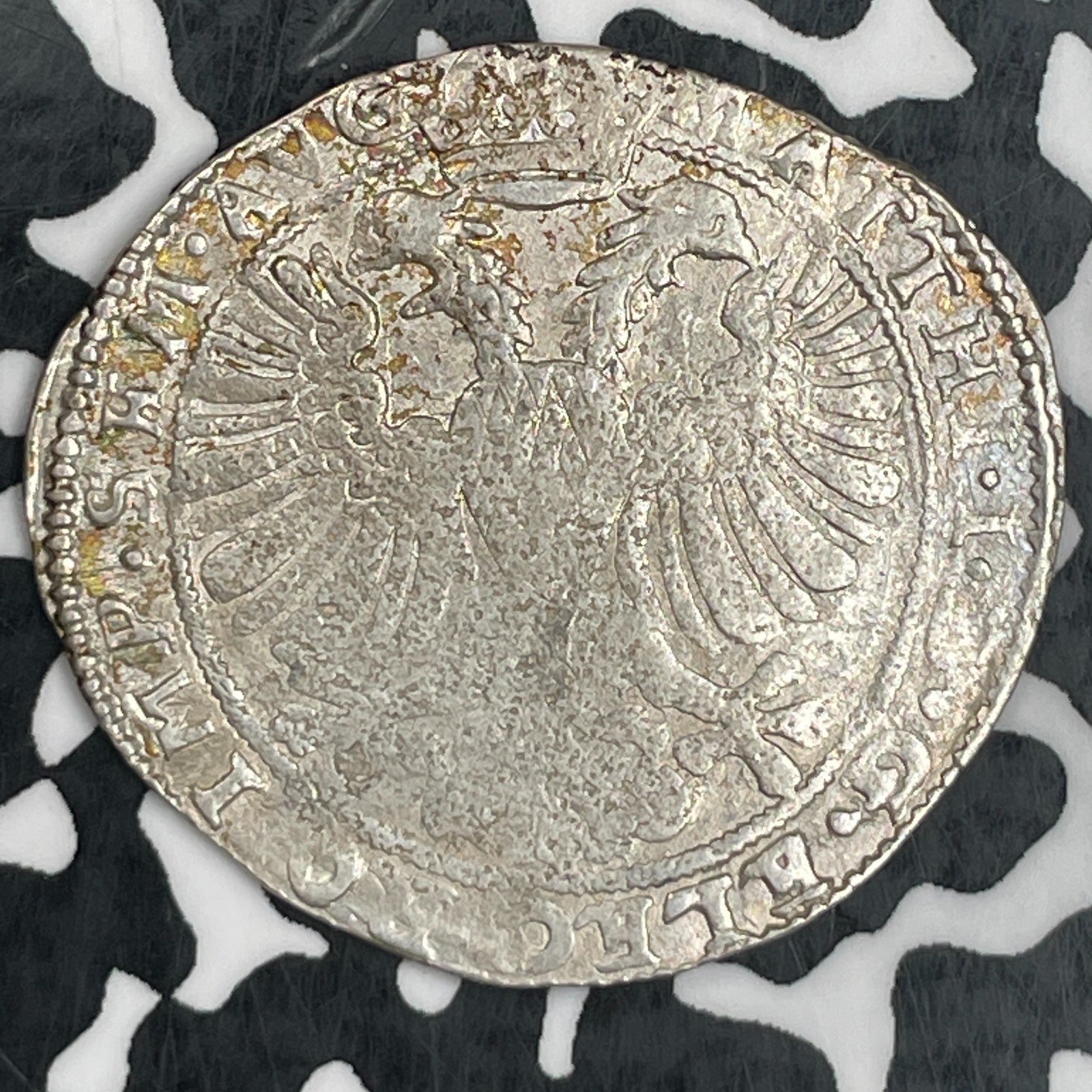 (1611-1619) Netherlands Kampen Matthias I Alderschilling Lot#N1651 Silver!