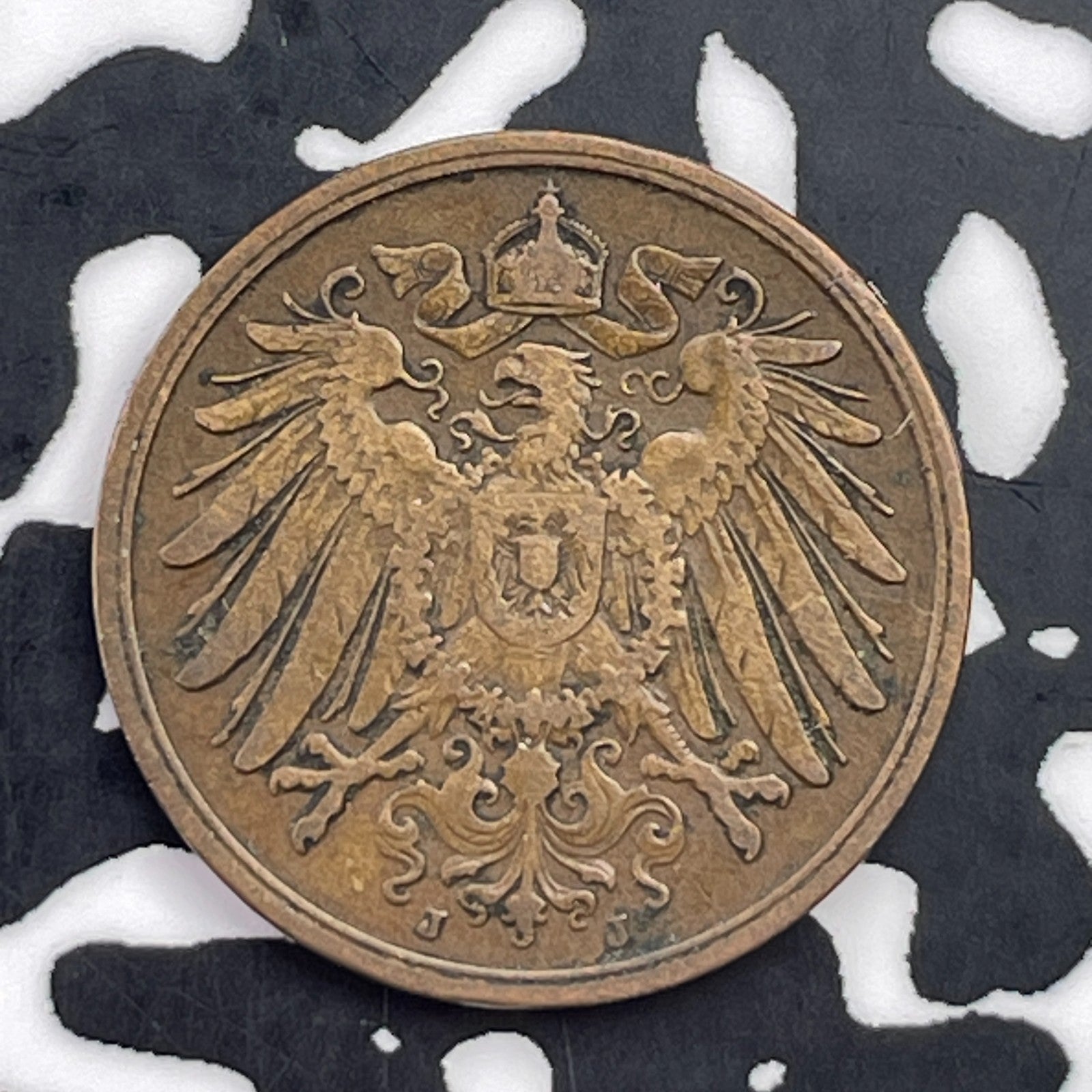 1905-J Germany 2 Pfennig Lot#C4390 Better Date