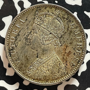 1878 India 1 Rupee Lot#T5443 Silver! Nice!