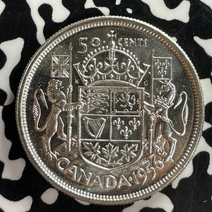 1956 Canada 50 Cents Lot#T7484 Silver! High Grade! Beautiful!