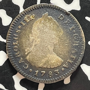 1783-LIMAE MI Peru 1 Real Lot#T5336 Silver!